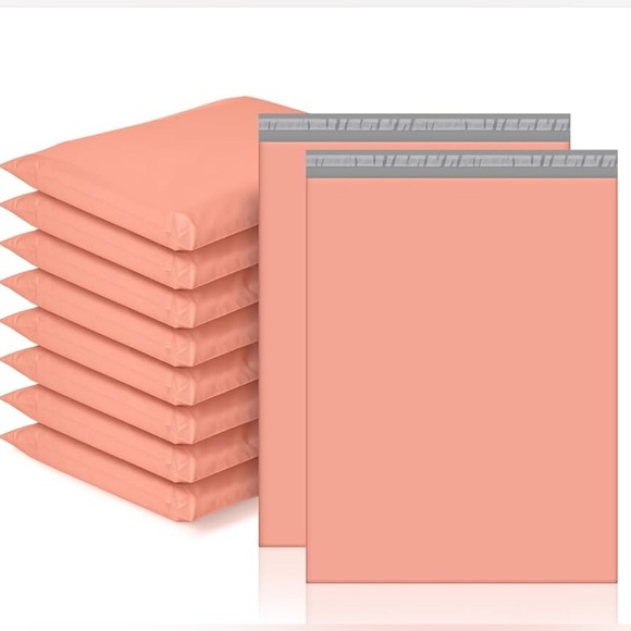 10 Poly Mailers 19 x 24 inch Peach NIP - Picture 1 of 6